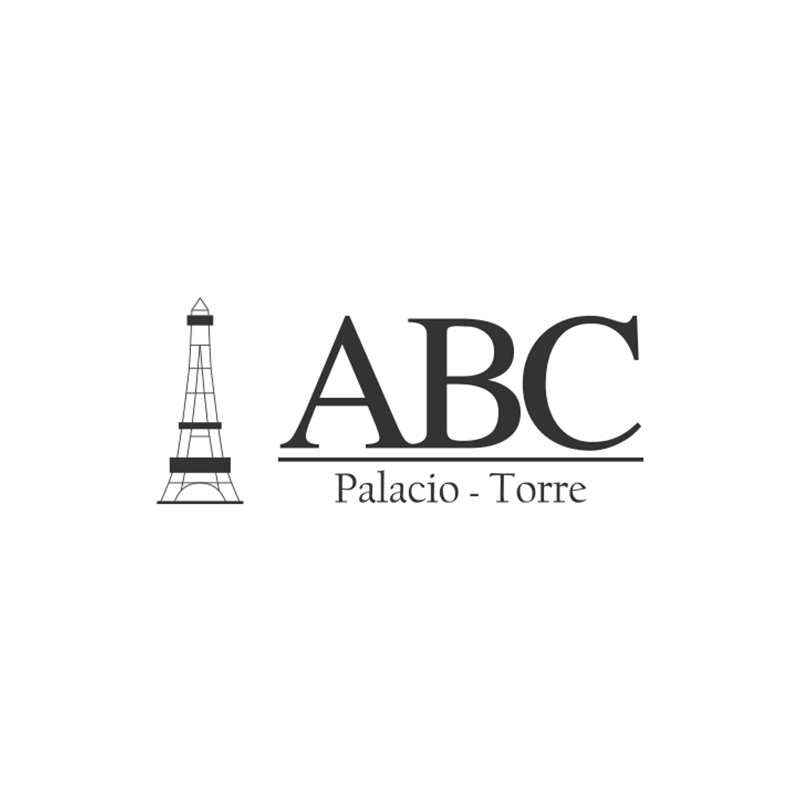 isologo logotipo abc torre palacio