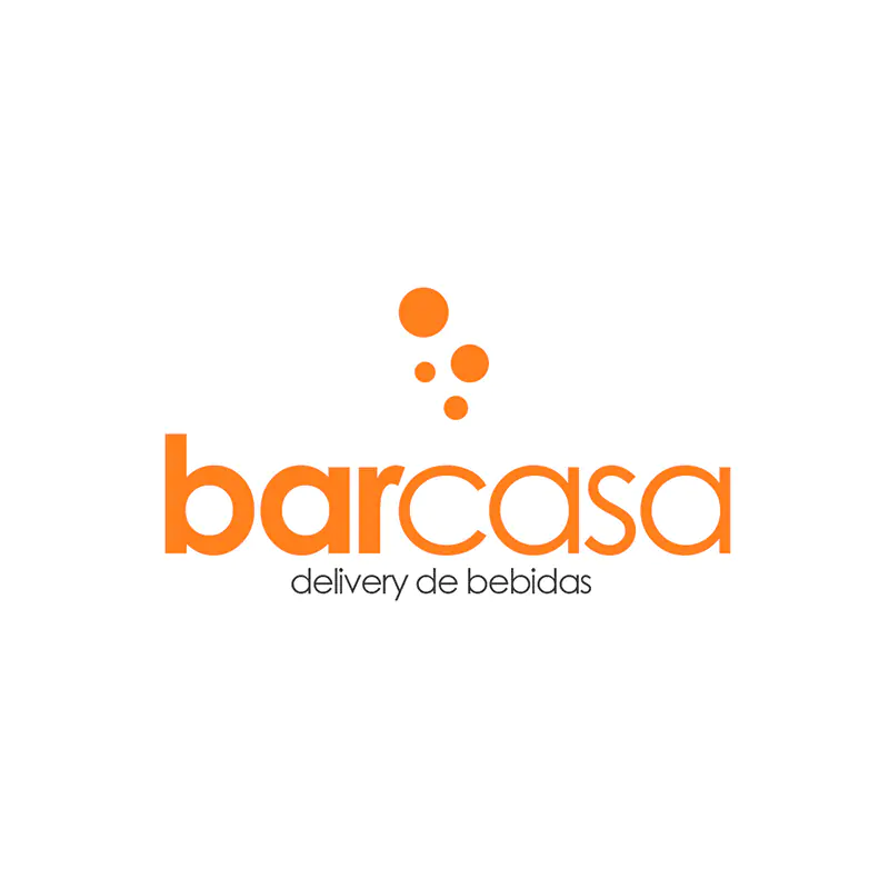 isologo logotipo barcasa delivery de bebidas
